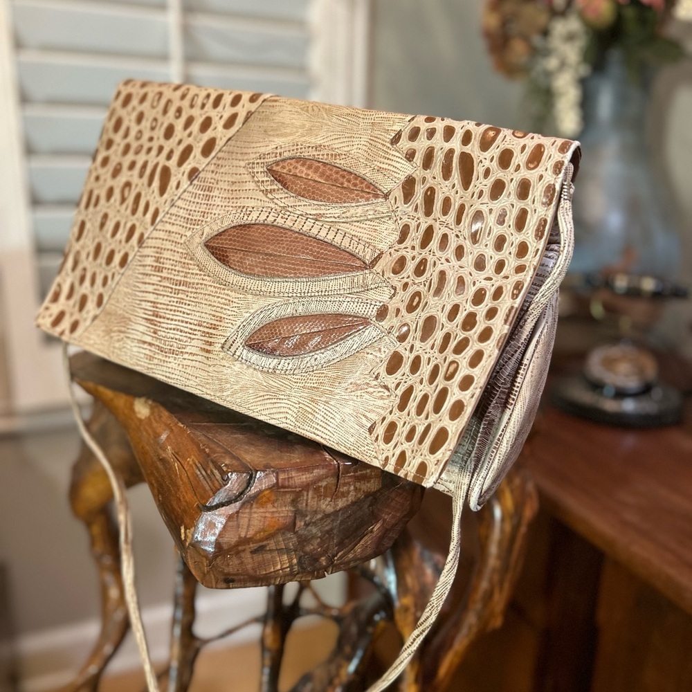 Elegant Tan Clutch Bag